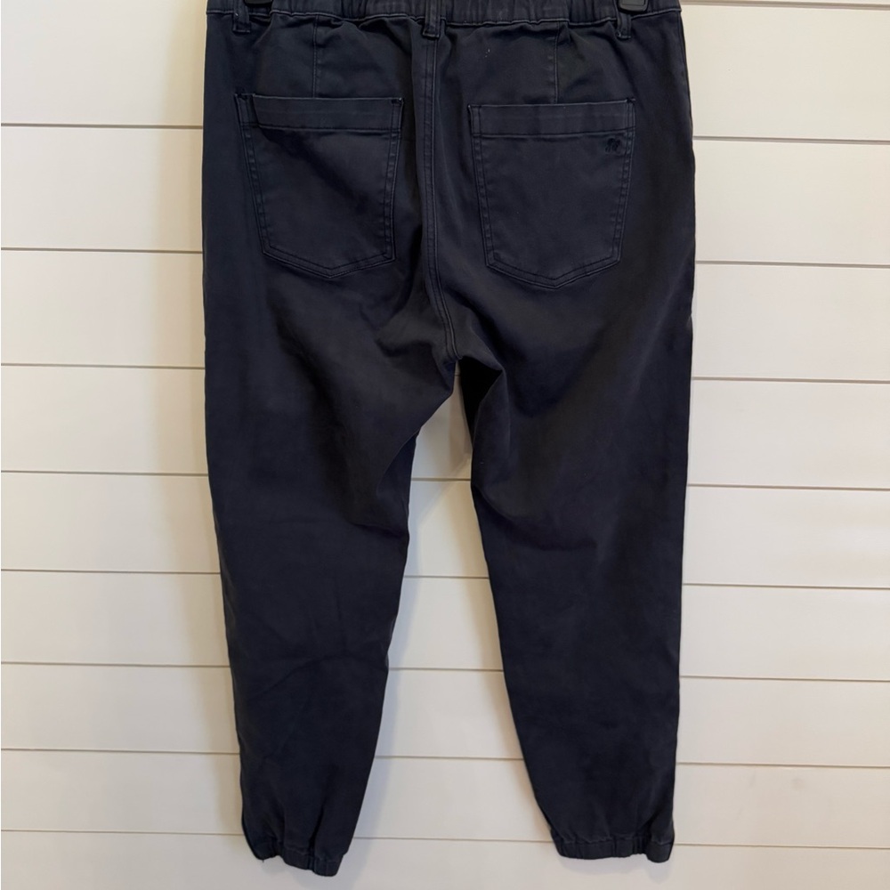 Grace & Lace Sueded Twill Joggers, black